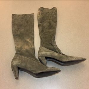Robert Clergerie Gray / Green Boots